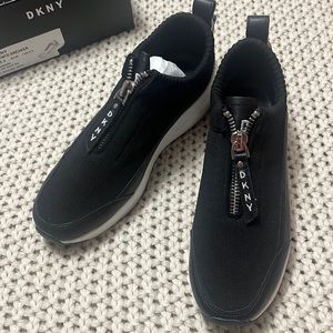 Worn Once- DKNY PRINCE SNEAKER WITH WEDGE HEEL